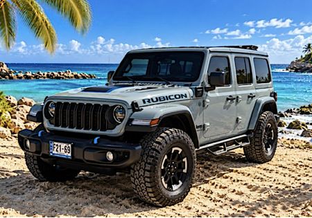 Jeep Wrangler Hybride Rubicon Cabrio met elektrisch dak 
