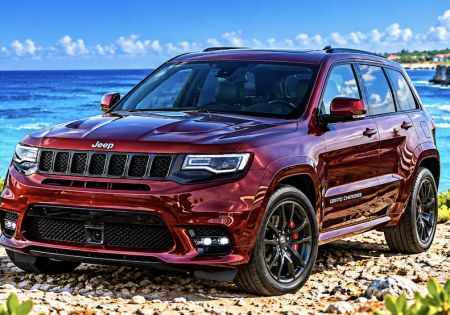 Jeep Grand Cherokee red