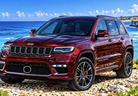 Jeep Grand Cherokee red