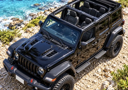 Jeep Wrangler Sahara Cabrio met elektrisch Sunroof Unlimited 